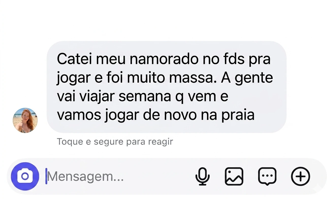 Mensagem de quem viveu a experiência Cartas de Bordo