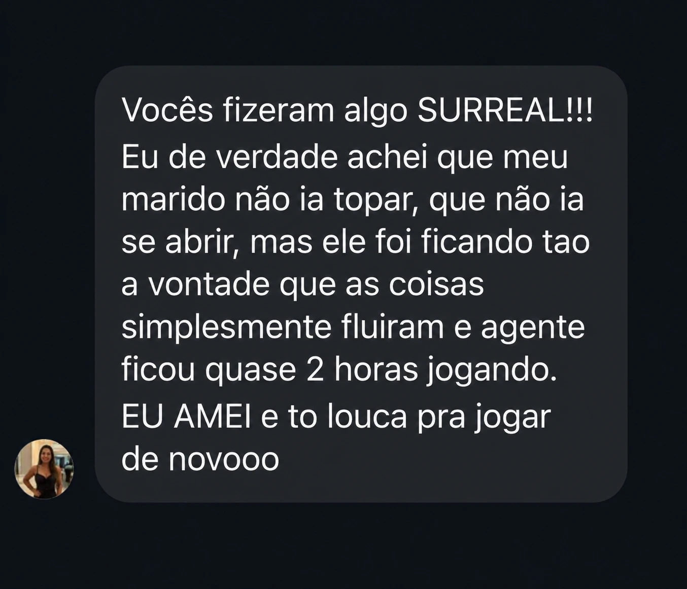 Mensagem de quem viveu a experiência Cartas de Bordo